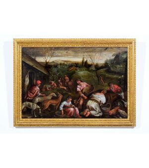 Seguace di Jacopo Bassano, Allegoria della Primavera, XVII secolo