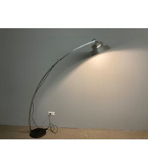 Lampada ad arco anni 60 cromata 2 “ SPACE AGE “ modernariato .Telescopica 