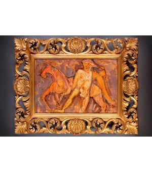 Opera su tavola di Giuseppe Caselli (Luzzara 1893 - La Spezia 1976)