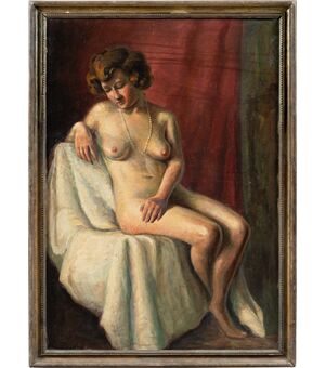 Pittore francese (inizi XX sec.) - Nudo femminile.