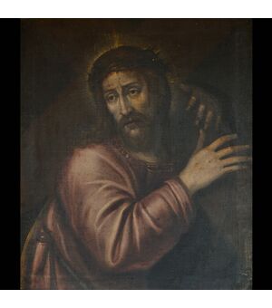 Dipinto antico Volto di Cristo