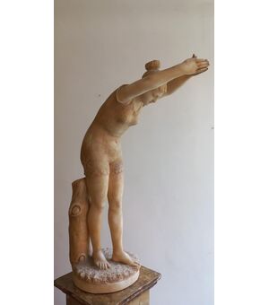 "Tuffolina", scultura in alabastro