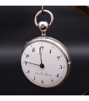 Orologio da tasca a verga con ripetizione ore e quarti, 1840.