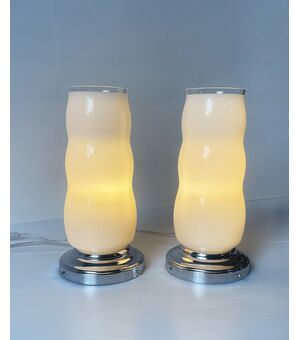 Lampade da tavolo acciaio - Vintage