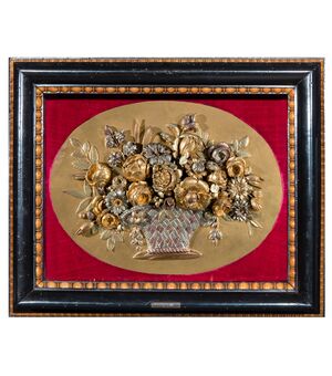 Inizi del XIX secolo Piemonte quattro pannelli in legno scolpito, intagliato e dorato