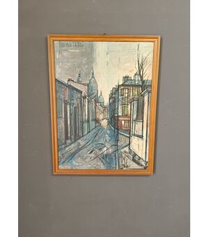 Olio su tela Bouvier de Cachard