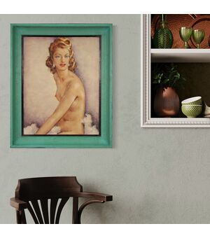 Dipinto francese nudo anni 60'