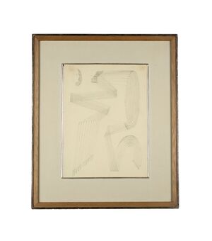 Disegno su Carta di Fausto Melotti 1972