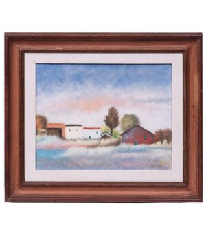 Omiccioli Giovanni (Roma 1901-1975) - Paesaggio