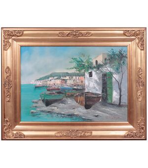 Elettra De Angelis (Napoli 1906-1999) - Positano