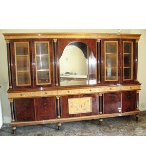 Vintage 1960s Empire style two-body sideboard     