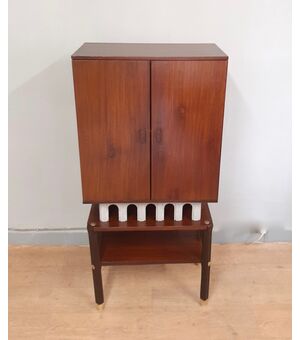PICCOLO MOBILE BAR CABINET IN TEAK DESIGN VINTAGE ANNI 1960