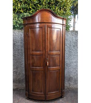 Grande angoliera direttorio in noce