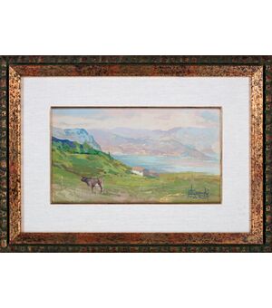 Paesaggio lacustre, Angelo Landi