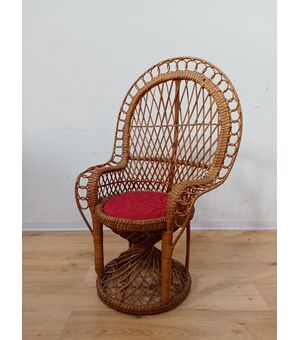 Poltroncina in vimini da bambino - metà 900 - piccole dimensioni