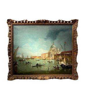 "Il Canal Grande con Santa Maria della Salute -  inizio '900"
