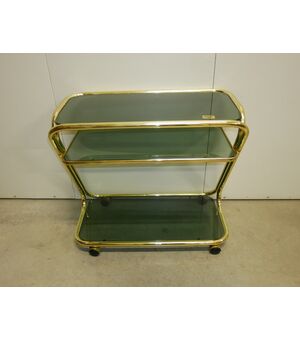 Carrello portavivande in ottone anni 70. Marcato Morex 