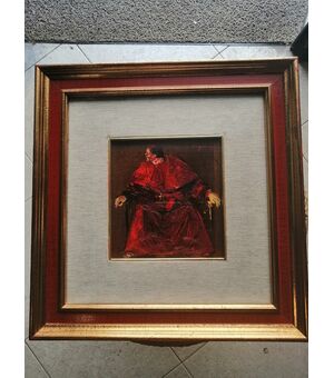 Angelo Tassi (Bologna, 9 ottobre 1937) ritratto di Cardinale - firmato