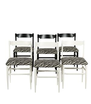 Set di Sedie 'Jungle Collection' Anni 50-60