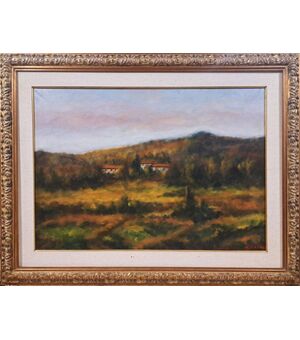 Paesaggio del Chianti - olio su tela