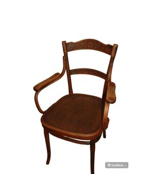 Poltrona Thonet di inizio 1900 Firmata