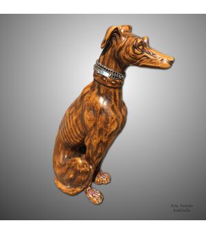Antico cane in ceramica dei primi del '900
