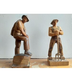 Wooden figures of Val Gardena     