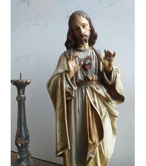 Cuor Jesus wooden     