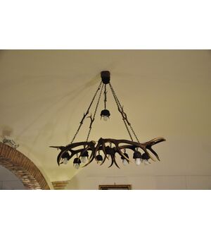 Large chandelier horns     
