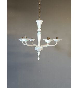 Lampadario di Murano effetto scavo