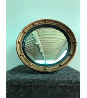 Frame with convex mirror: witch&#39;s eye     