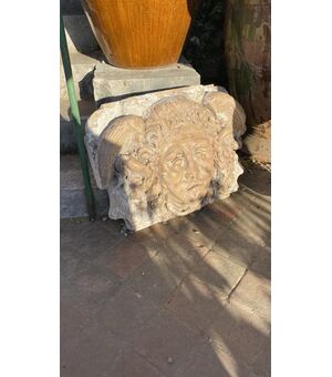 Medusa Roma in marmo