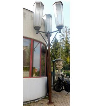 dars366 - n. 3 lampioni "a siringa", cm l 180 x h 320