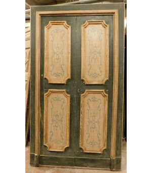 ptl501 - Neapolitan lacquered door, cm l 132 xh 226     