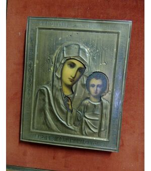 icon with Madonna 18 x 22.5 cm     
