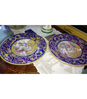 pair of plates Alfredo Santarelli     