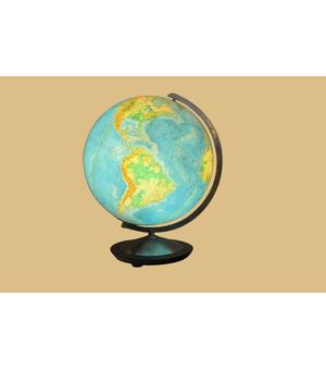 Bright terrestrial globe     