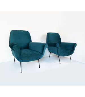 Coppia di poltrone anni 50 - Gigi Radice