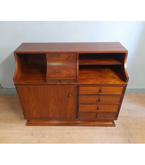 ICCOLA CREDENZA CASSETTIERA ANNI '60 DESIGN NORDICO SCANDINAVO IN PALISSANDRO