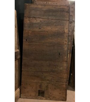 ptcr441 - rustic walnut door, Piedmont origin, 19th century, rough back,     