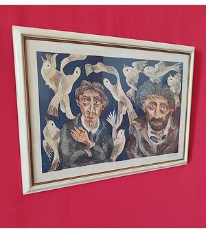 Volti e colombe Giuseppe Serafini 1915 - 1987