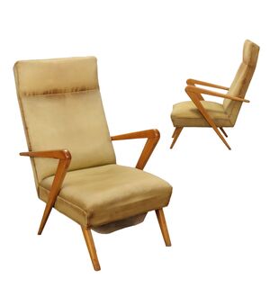 Coppia di Poltrone Argentine Anni 50