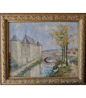 Lenny Jumir 1913 “Paesaggio con fiume”.