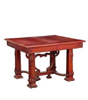 Tavolo Liberty Italia Inizio XX Secolo