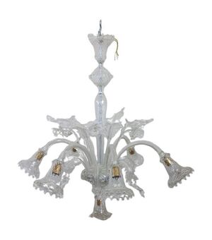 Lampadario in vetro di murano anni '80 circa PREZZO TRATTABILE