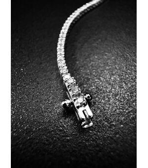 Bracciale  tennis  a  2  griffe 