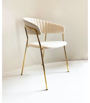 Sedia in velluto - Contemporanea