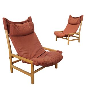 Due Poltrone 'Carmina' Carlo Santi per Arflex