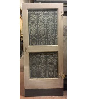 PTL692 - N. 2 porte laccate, epoca '800, misure cm L 85 x H 200