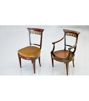 Sedie e poltrone con paglia di Vienna